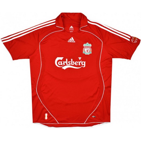 Camiseta Liverpool Primera Equipación Retro 2006 2007 Rojo